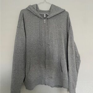 H&M grey zip